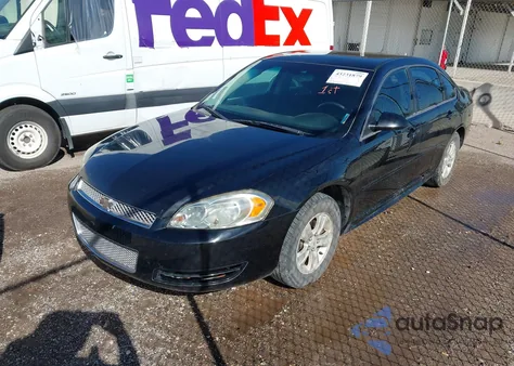 2012 Chevrolet Impala Ls из США, поврежденный, VIN 2G1WF5E36C1149877